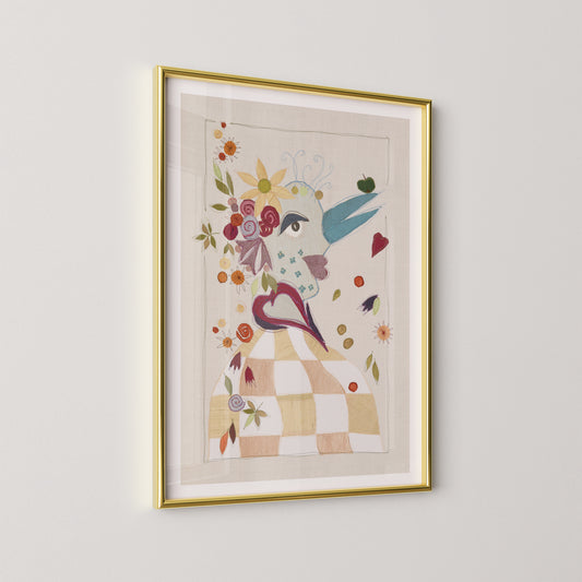 "Die Frau des Paradiesvogels" - Kunstdruck/Fine Art Print