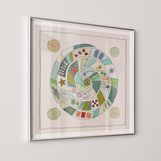 "Die grüne Spirale" - Kunstdruck/Fine Art Print