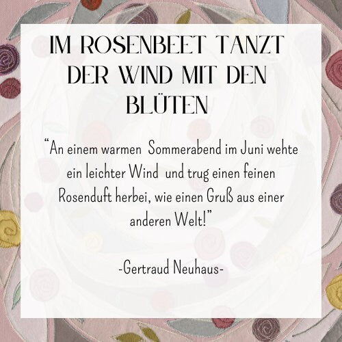 "Rosengarten"- Kunstdruck