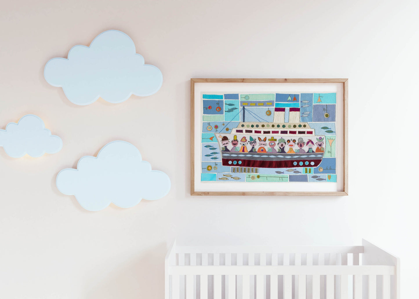 "Auf dem Meer"- Kunstdruck