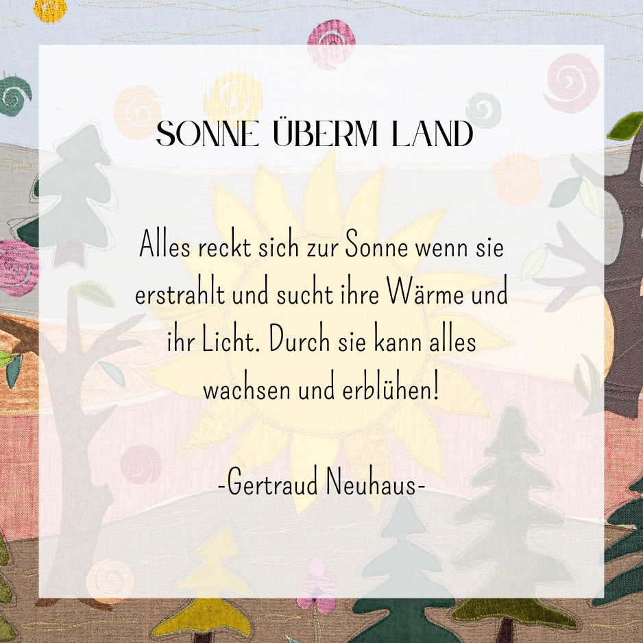 "Sonne überm Land" - Kunstdruck/Fine Art Print