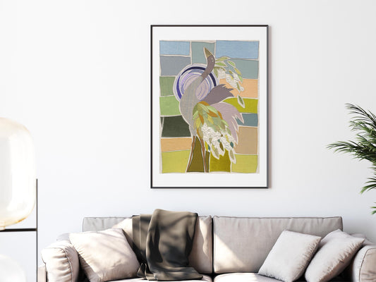 "Der Kranich"- Kunstdruck