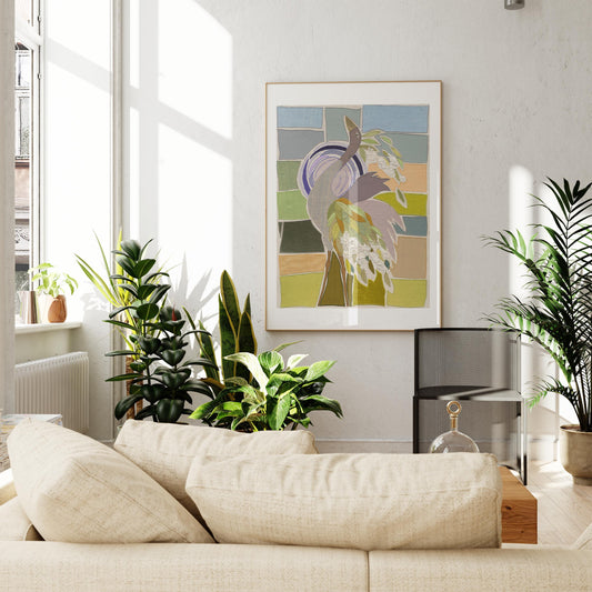"Der Kranich"- Kunstdruck