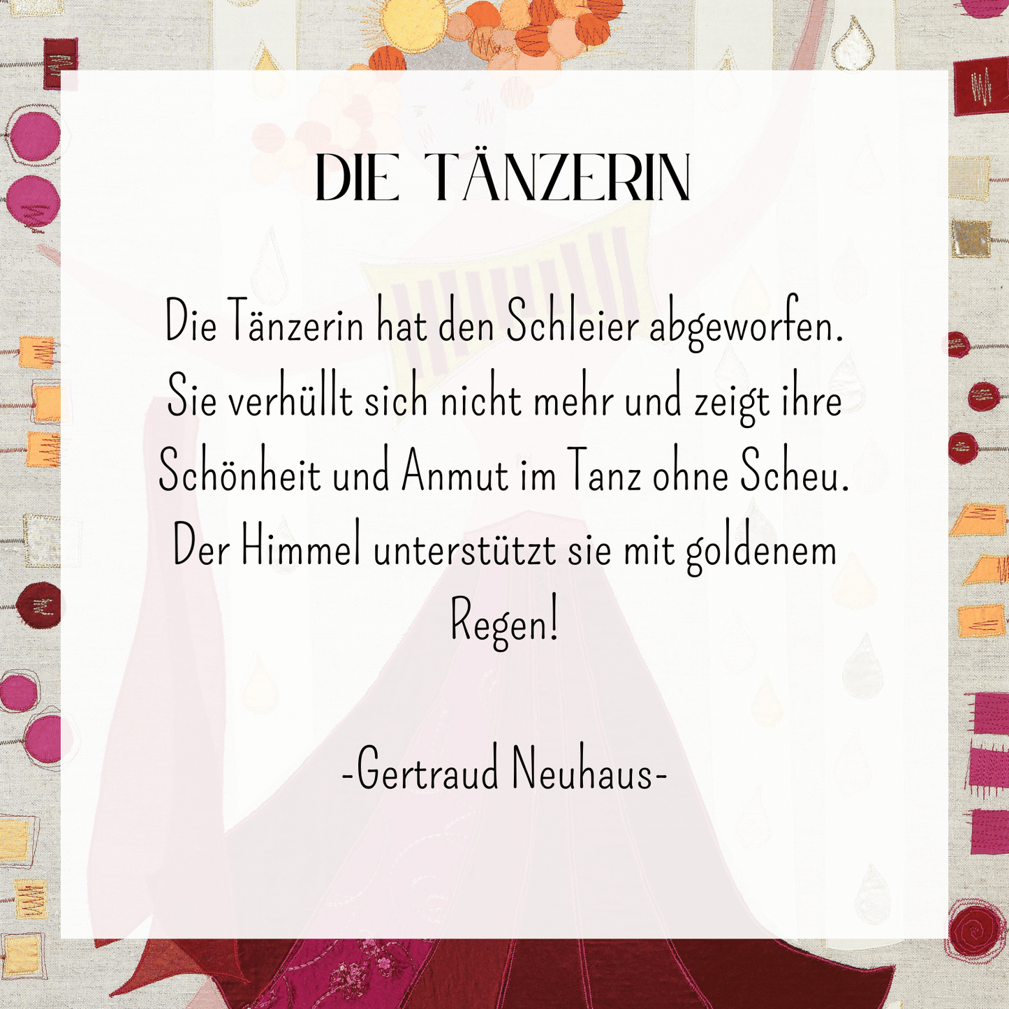 "Die Tänzerin" - Kunstdruck/Fine Art Print