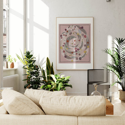 "Rosengarten"- Kunstdruck