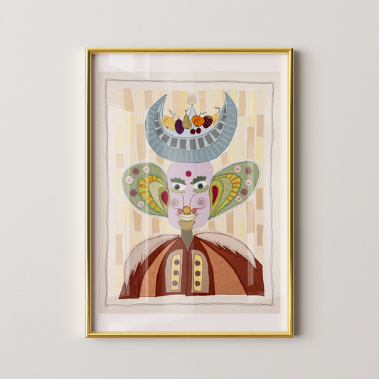 "Empfänger und Sender"- Kunstdruck
