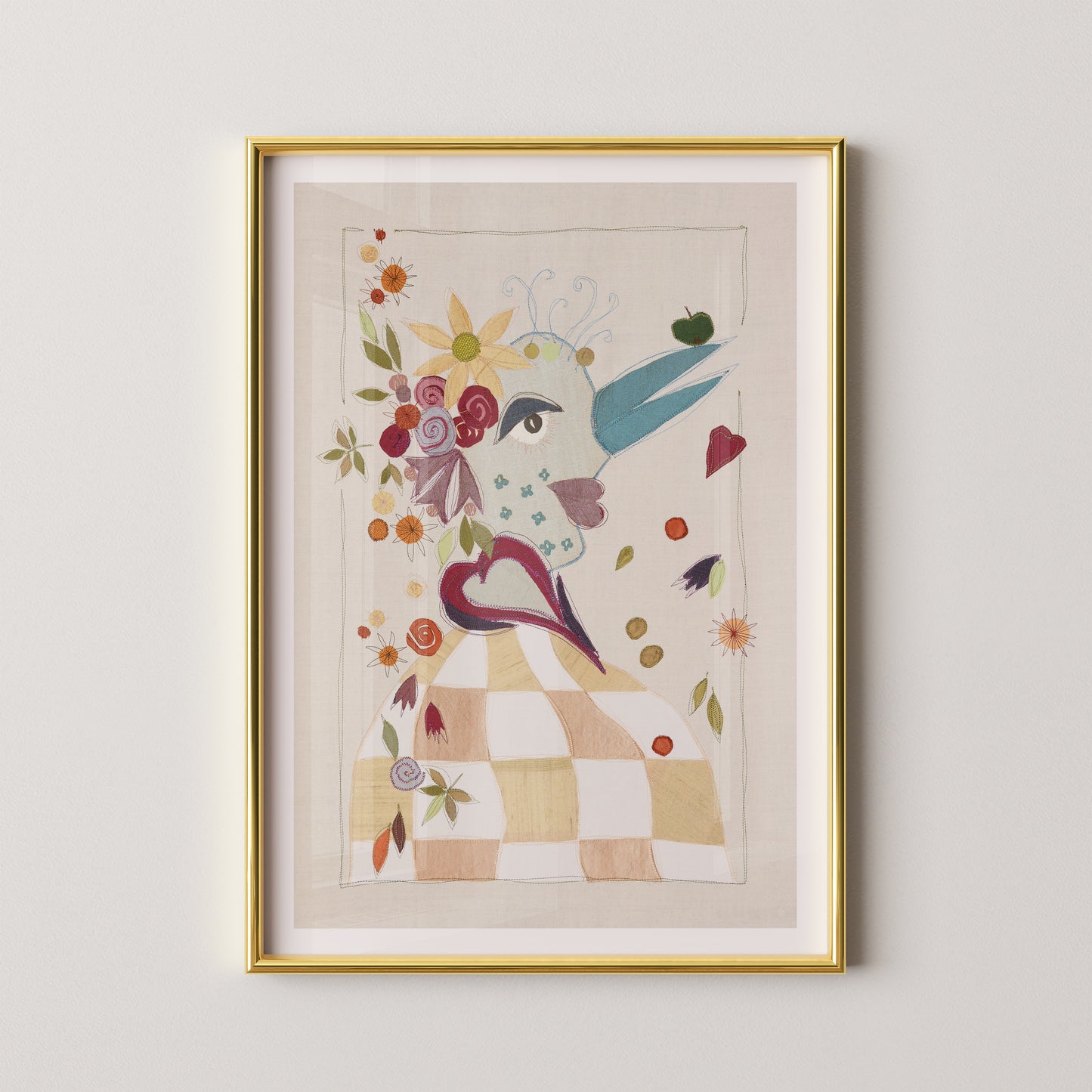 "Die Frau des Paradiesvogels" - Kunstdruck/Fine Art Print