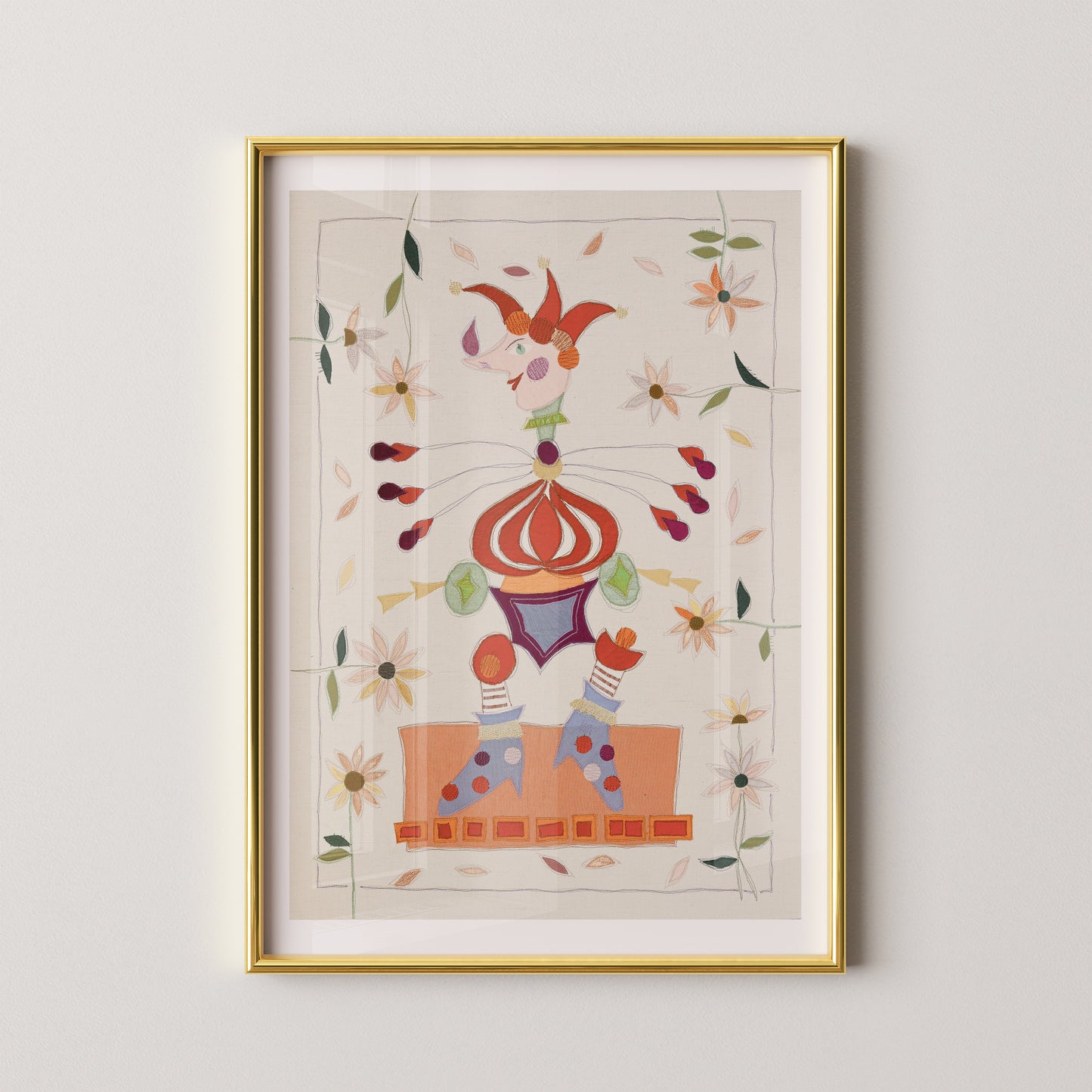 "Harlekin tanzt" - Kunstdruck/Fine Art Print