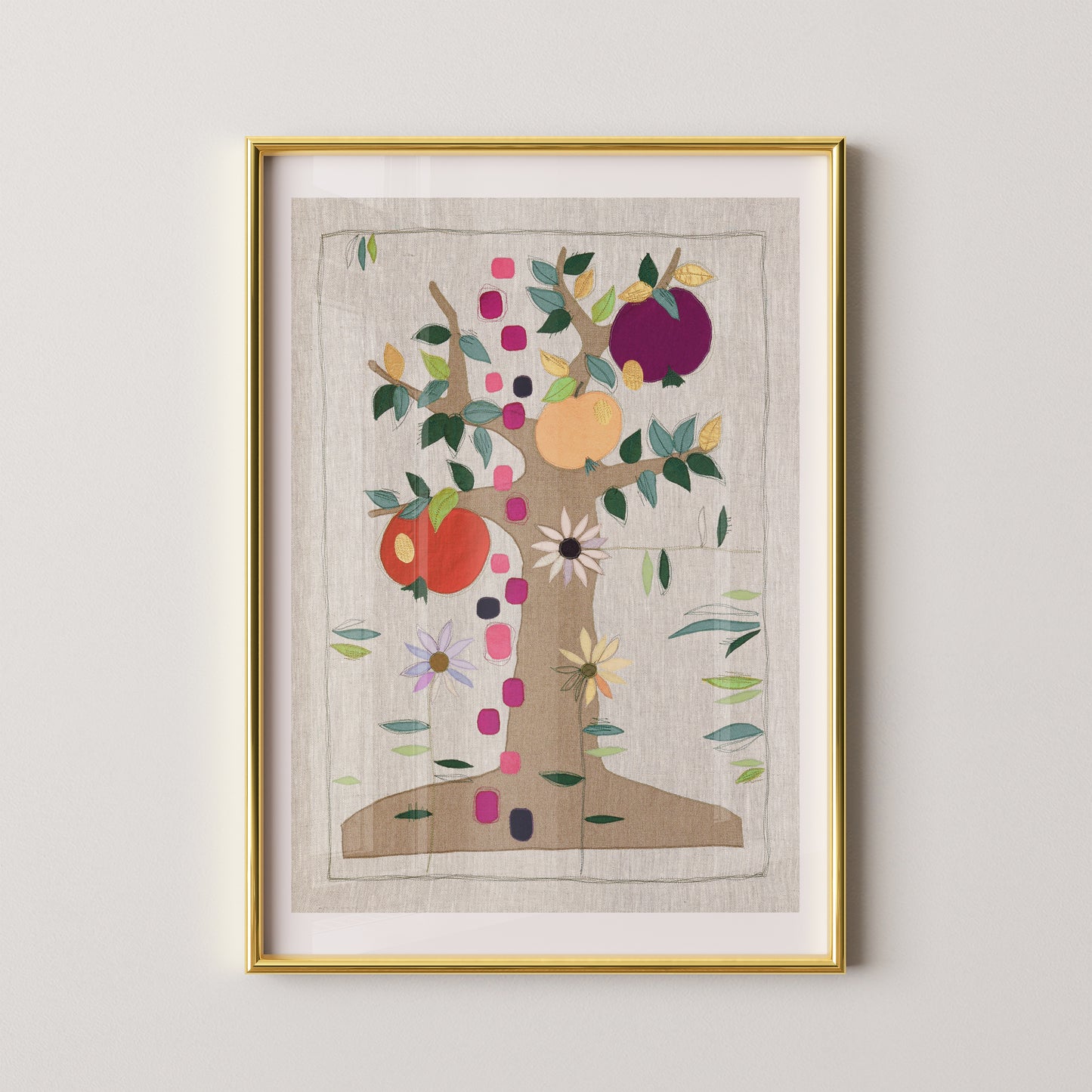 "Dreiklang im Apfelbaum" - Kunstdruck/Fine Art Print