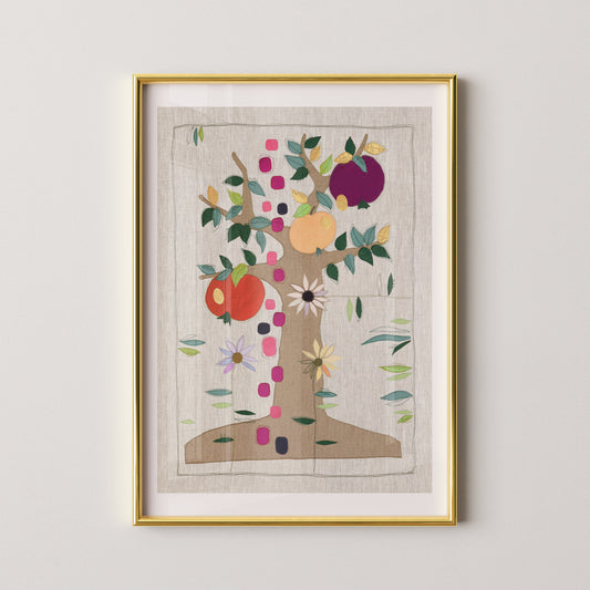 "Dreiklang im Apfelbaum" - Kunstdruck/Fine Art Print