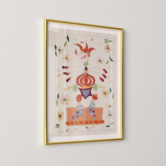 "Harlekin tanzt" - Kunstdruck/Fine Art Print