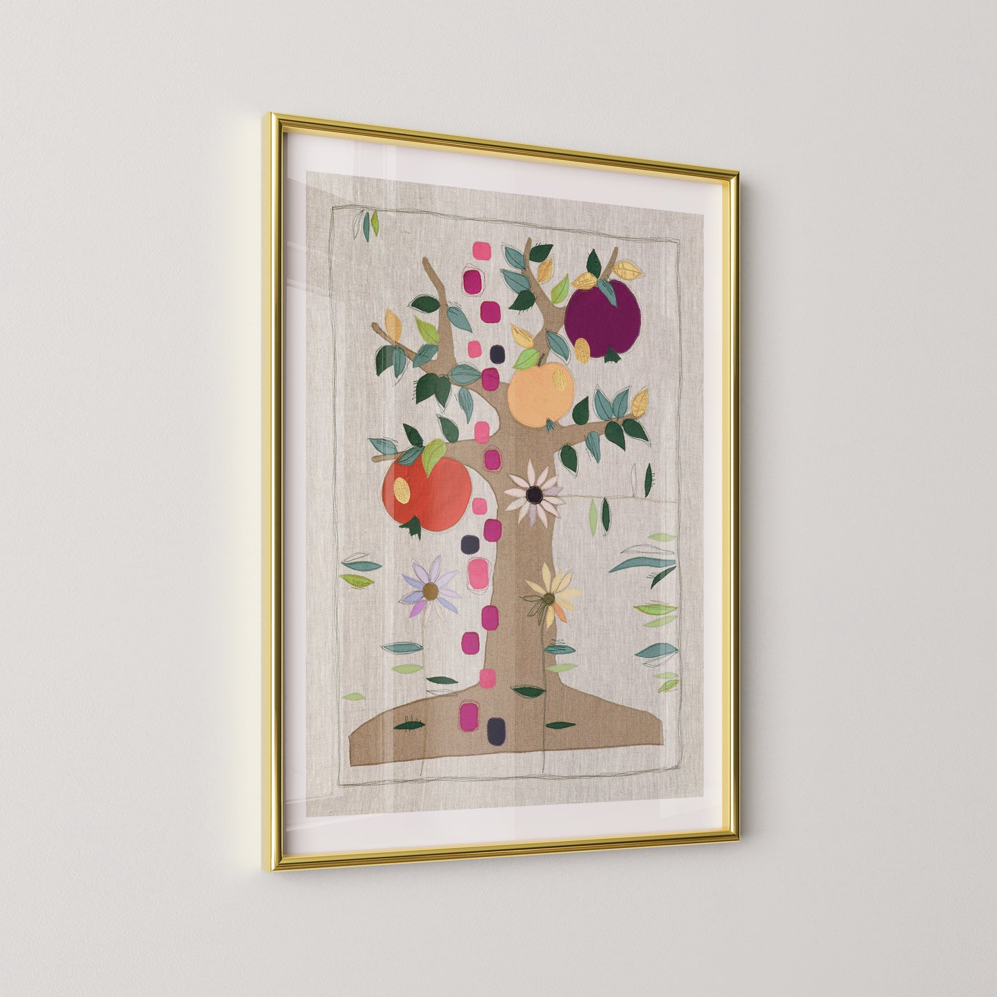 "Dreiklang im Apfelbaum" - Kunstdruck/Fine Art Print