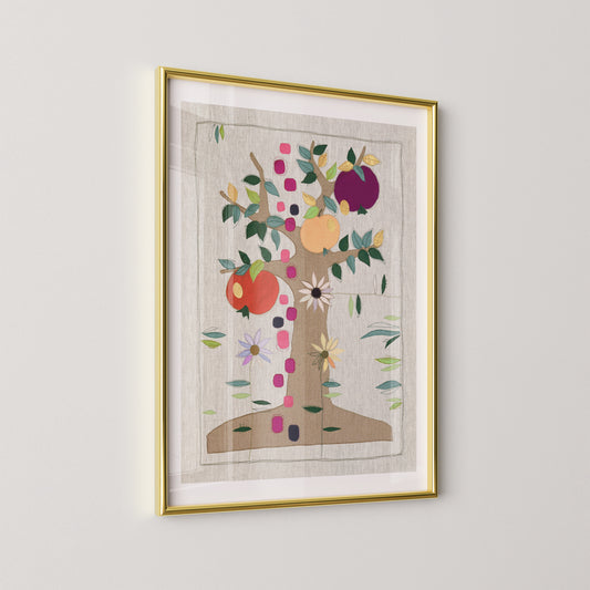 "Dreiklang im Apfelbaum" - Kunstdruck/Fine Art Print