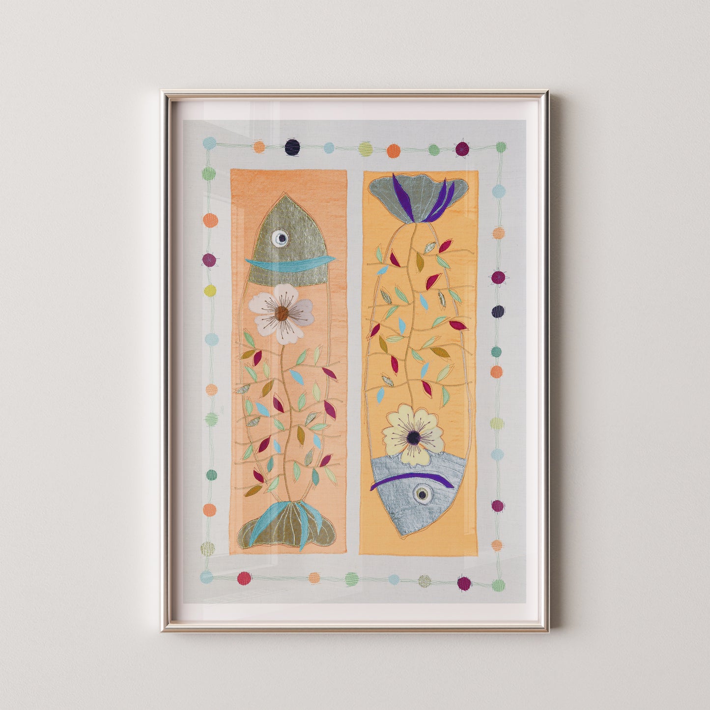 "Der silberne und der goldene Fisch" - Kunstdruck/Fine Art Print