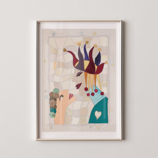 "Küss mich Narr" - Kunstdruck/Fine Art Print