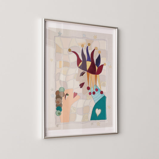 "Küss mich Narr" - Kunstdruck/Fine Art Print