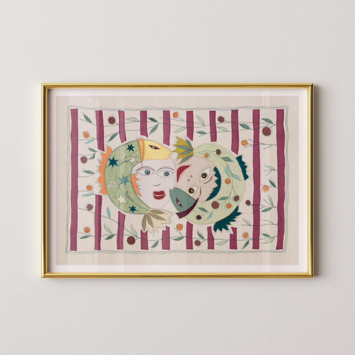 "Spielende Kinder am Fluss" - Kunstdruck/Fine Art Print