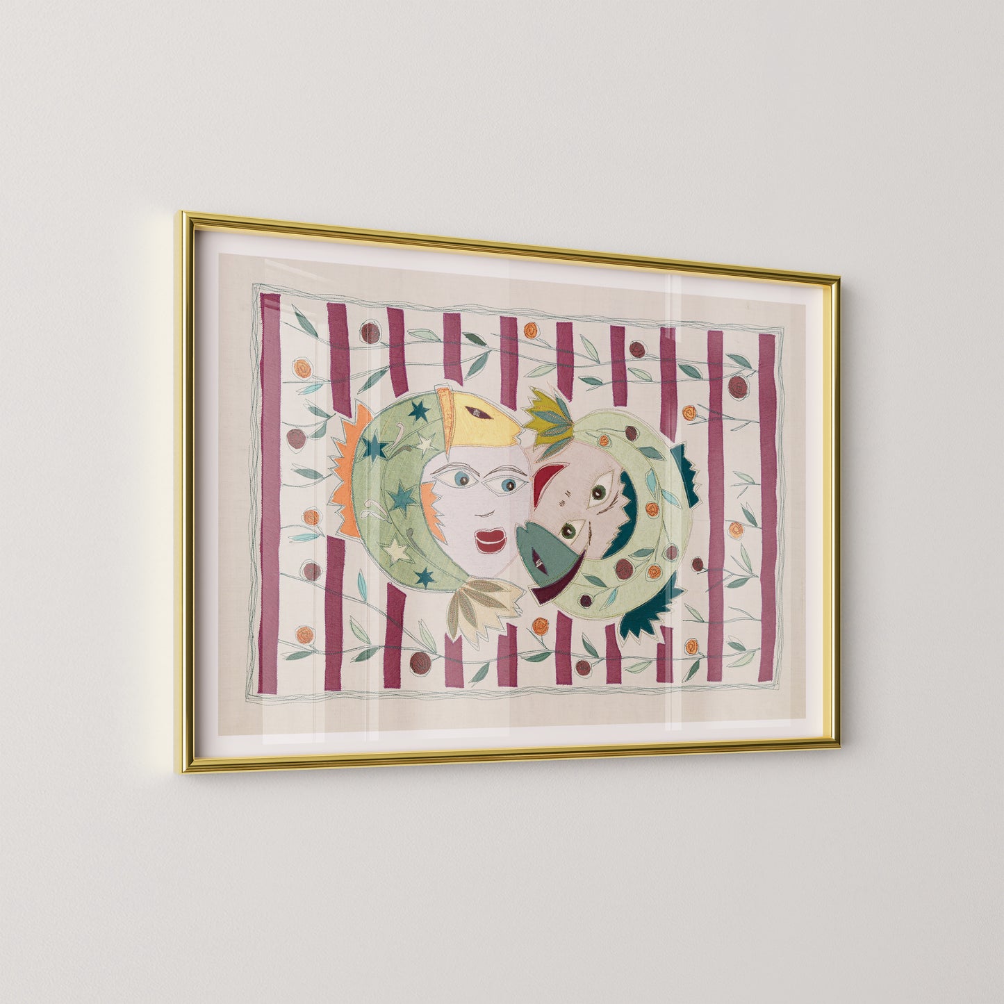 "Spielende Kinder am Fluss" - Kunstdruck/Fine Art Print