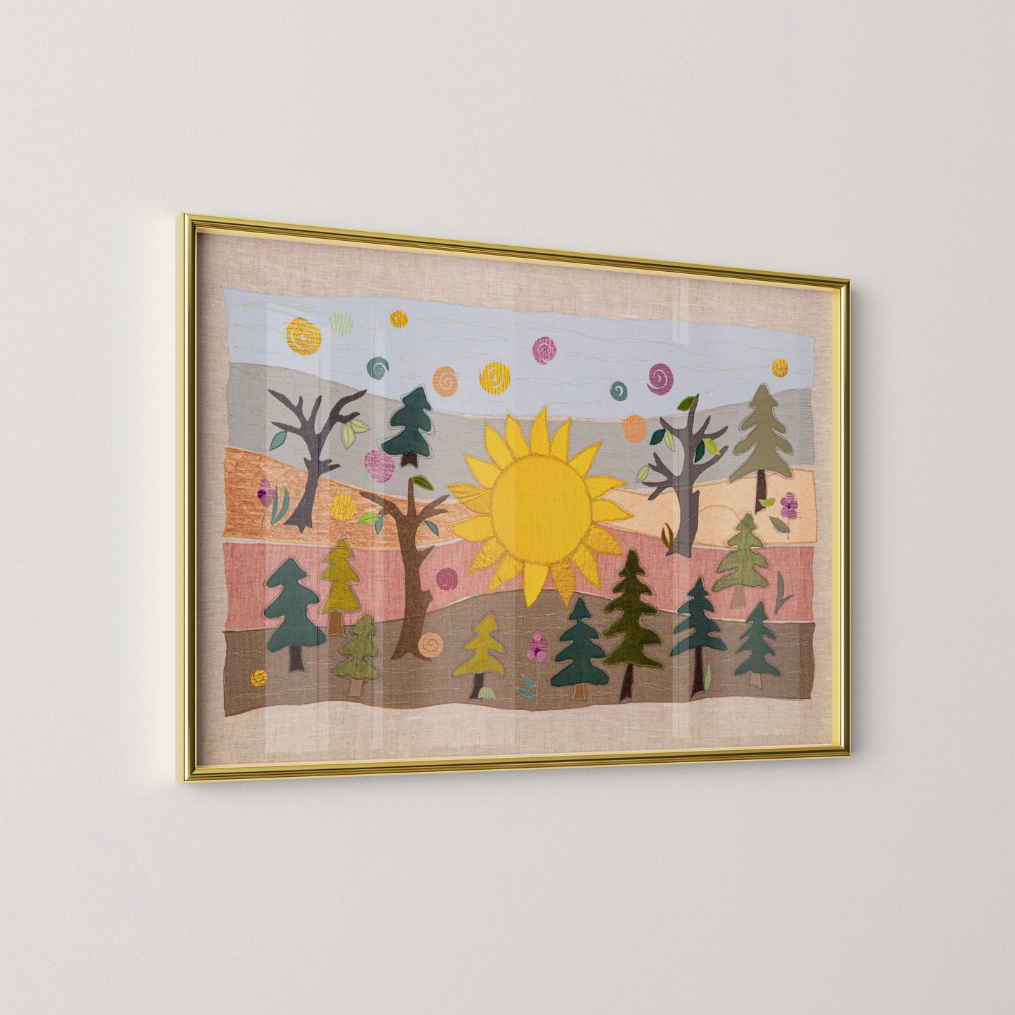 "Sonne überm Land" - Kunstdruck/Fine Art Print
