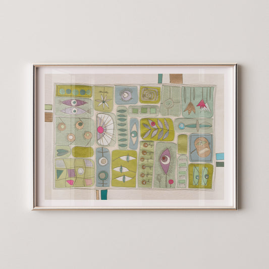 "Augen der Freude"- Kunstdruck