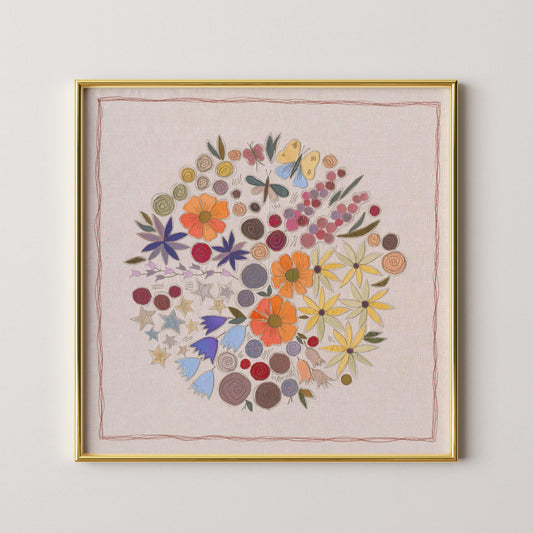 "Blumenzauber"- Kunstdruck