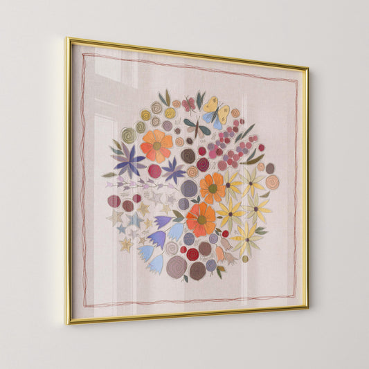 "Blumenzauber"- Kunstdruck