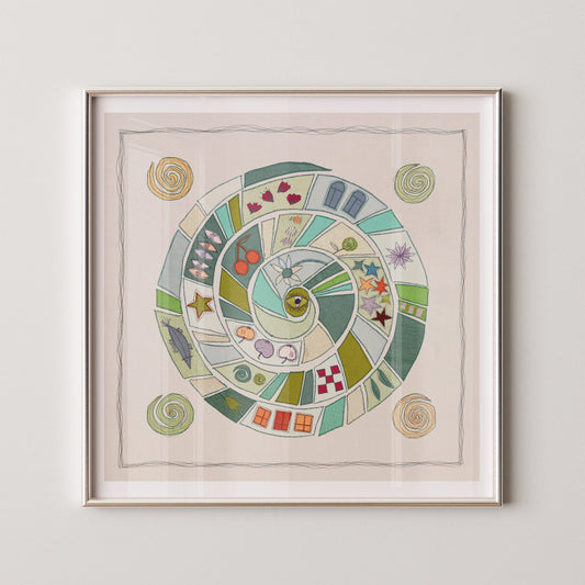 "Die grüne Spirale" - Kunstdruck/Fine Art Print