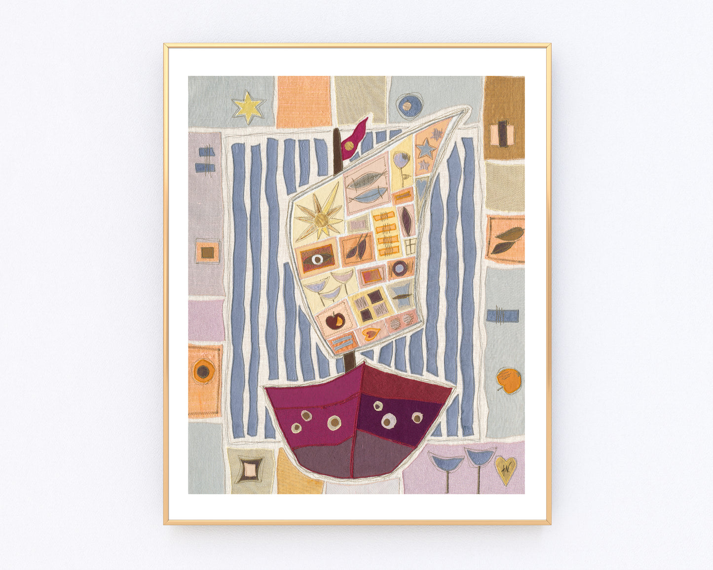 "Das Segelboot"- Kunstdruck/Fine Art Print