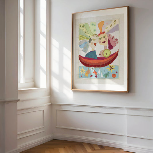 "Blumenkinder"- Kunstdruck