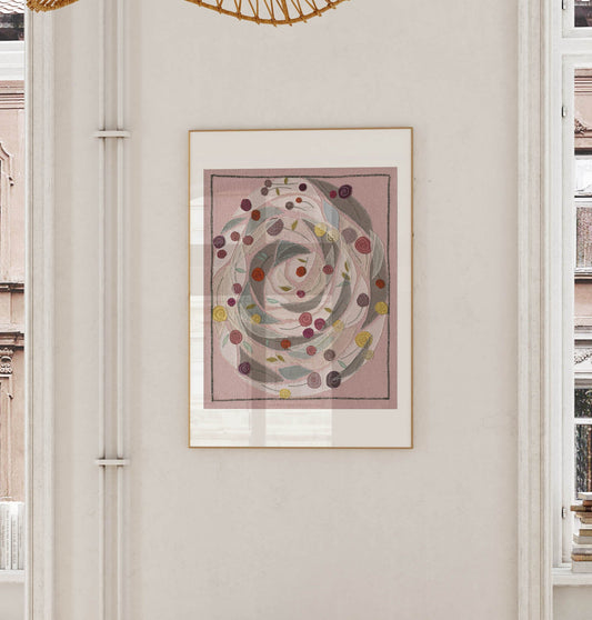 "Rosengarten"- Kunstdruck