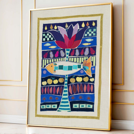 "Im Fluss"- Kunstdruck