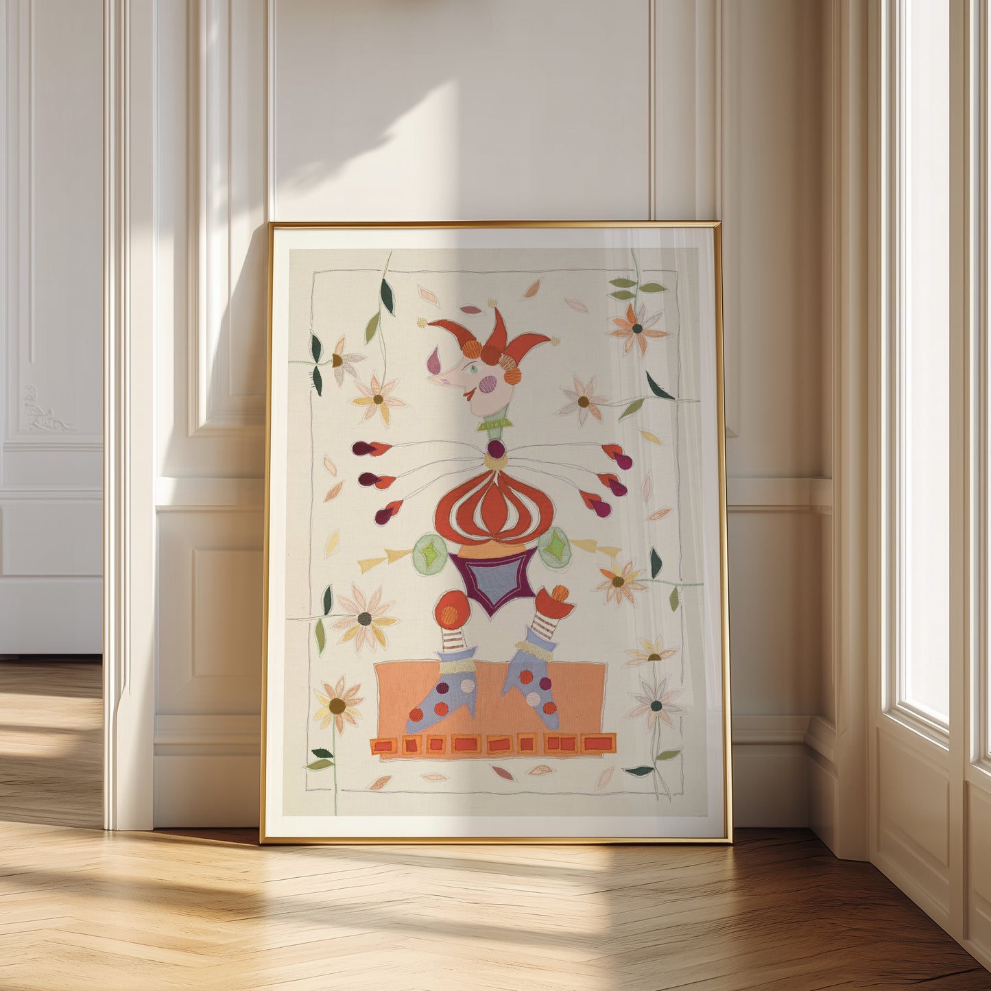 "Harlekin tanzt" - Kunstdruck/Fine Art Print