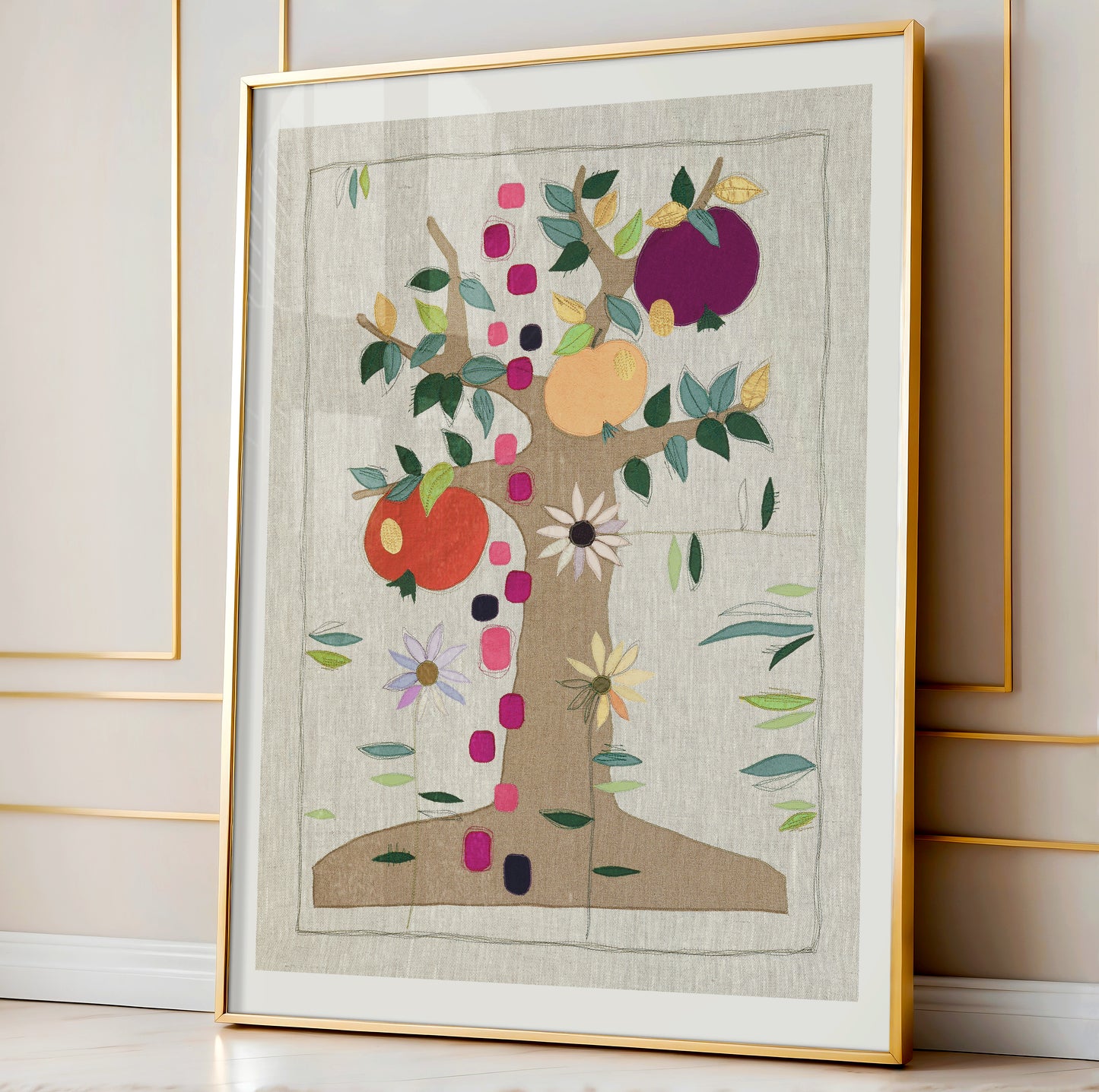 "Dreiklang im Apfelbaum" - Kunstdruck/Fine Art Print